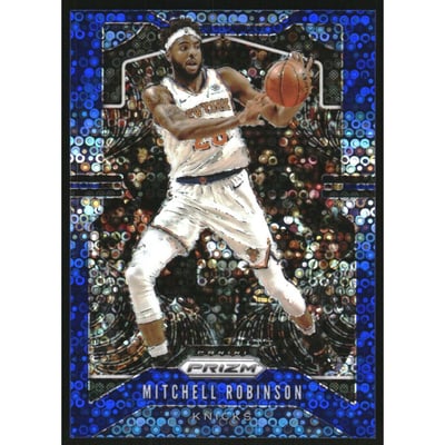 2019-20 Panini Prizm Prizms Fast Break Blue #178 Mitchell Robinson