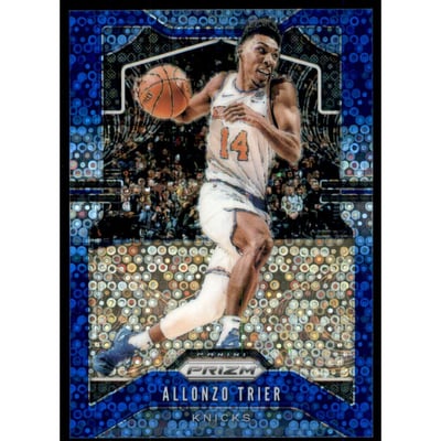 2019-20 Panini Prizm Prizms Fast Break Blue #180 Allonzo Trier