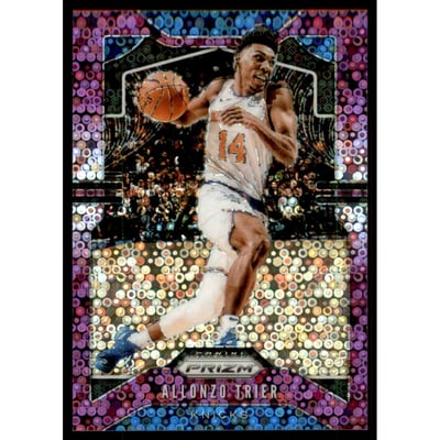 2019-20 Panini Prizm Prizms Fast Break Purple #180 Allonzo Trier