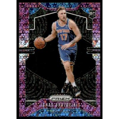 2019-20 Panini Prizm Prizms Fast Break Purple #238 Jabari Parker
