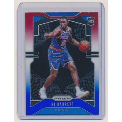 2019-20 Panini Prizm Prizms Red White and Blue #250 RJ Barrett