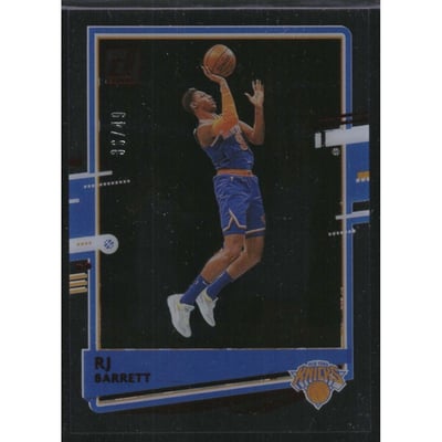 2020-21 Clearly Donruss Red #27 RJ Barrett