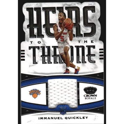 2020-21 Crown Royale Heirs to the Throne Materials #14 Immanuel Quickley