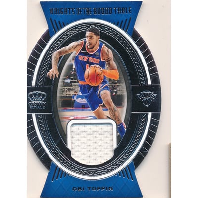 2020-21 Crown Royale Knights of the Round Table Materials #24 Obi Toppin