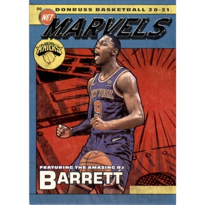 2020-21 Donruss Net Marvels #9 RJ Barrett
