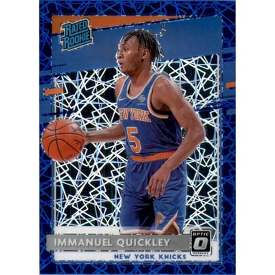 2020-21 Donruss Optic Blue Velocity #175 Immanuel Quickley RR