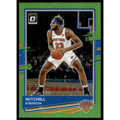 2020-21 Donruss Optic Lime Green #99 Mitchell Robinson