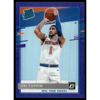 2020-21 Donruss Optic Purple #158 Obi Toppin RR