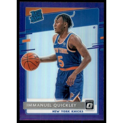 2020-21 Donruss Optic Purple #175 Immanuel Quickley RR