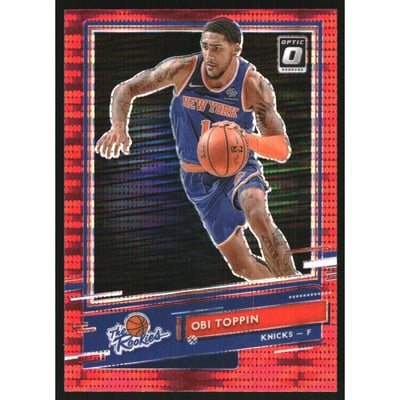 2020-21 Donruss Optic The Rookies Red Pulsar #4 Obi Toppin