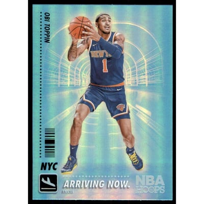 2020-21 Hoops Arriving Now Holo #18 Obi Toppin