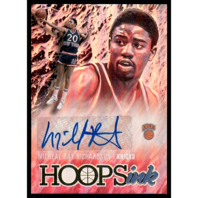 2020-21 Hoops Hoops Ink #8 Micheal Ray Richardson