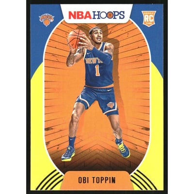 2020-21 Hoops Yellow #226 Obi Toppin