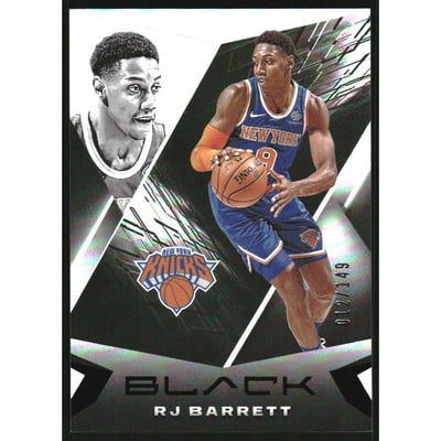 2020-21 Panini Black #39 RJ Barrett