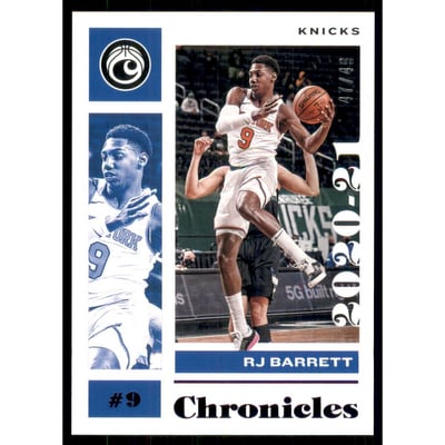 2020-21 Panini Chronicles Purple #18 RJ Barrett