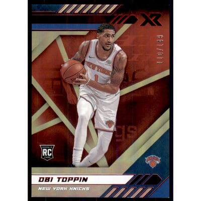 2020-21 Panini Chronicles Red #288 Obi Toppin/XR