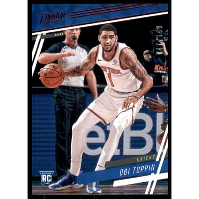 2020-21 Panini Chronicles Red #75 Obi Toppin/Prestige