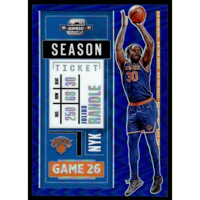 2020-21 Panini Contenders Optic Blue #51 Julius Randle