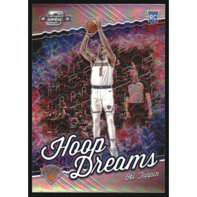 2020-21 Panini Contenders Optic Hoop Dreams #22 Obi Toppin
