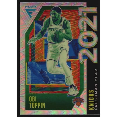 2020-21 Panini Flux Freshman Year Silver #23 Obi Toppin