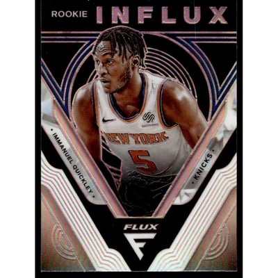2020-21 Panini Flux Rookie Influx Silver #6 Immanuel Quickley
