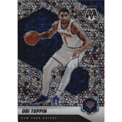 2020-21 Panini Mosaic Mosaic Fast Break Silver #220 Obi Toppin