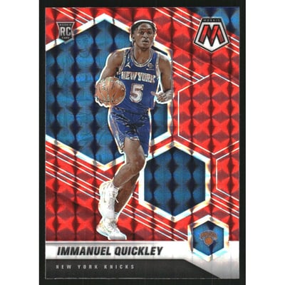 2020-21 Panini Mosaic Mosaic Red #208 Immanuel Quickley