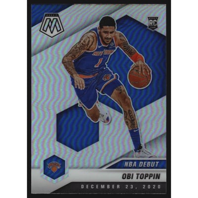2020-21 Panini Mosaic Silver #273 Obi Toppin