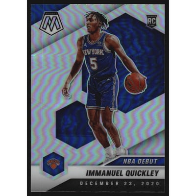 2020-21 Panini Mosaic Silver #277 Immanuel Quickley
