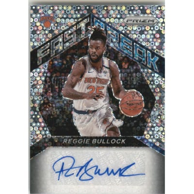 2020-21 Panini Prizm Fast Break Autographs #31 Reggie Bullock