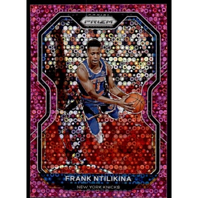 2020-21 Panini Prizm Prizms Fast Break Pink #113 Frank Ntilikina