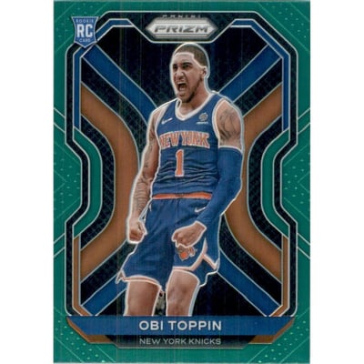 2020-21 Panini Prizm Prizms Green #280 Obi Toppin
