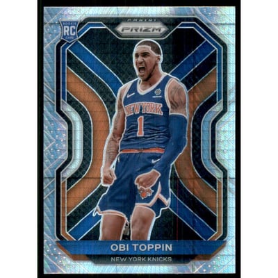 2020-21 Panini Prizm Prizms Hyper #280 Obi Toppin