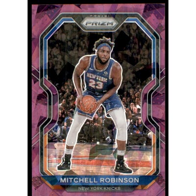 2020-21 Panini Prizm Prizms Purple Ice #170 Mitchell Robinson