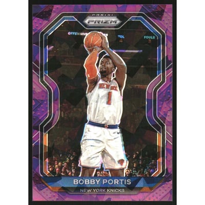 2020-21 Panini Prizm Prizms Purple Ice #221 Bobby Portis