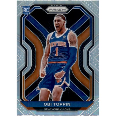 2020-21 Panini Prizm Prizms Silver #280 Obi Toppin