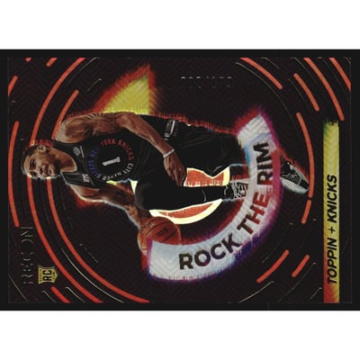 2020-21 Panini Recon Rock the Rim Red #22 Obi Toppin