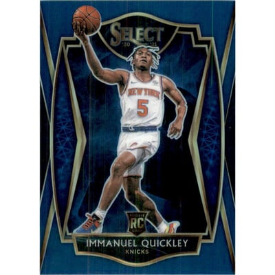2020-21 Select Prizms Blue #172 Immanuel Quickley
