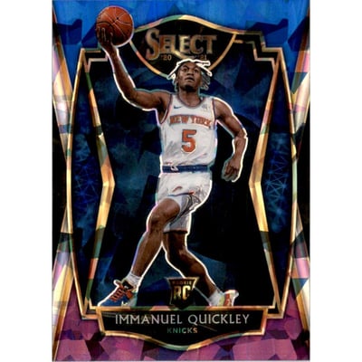 2020-21 Select Prizms Blue White Purple Ice #172 Immanuel Quickley