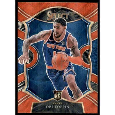 2020-21 Select Prizms Red Wave #68 Obi Toppin