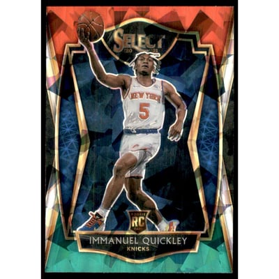 2020-21 Select Prizms Red White Green Ice #172 Immanuel Quickley