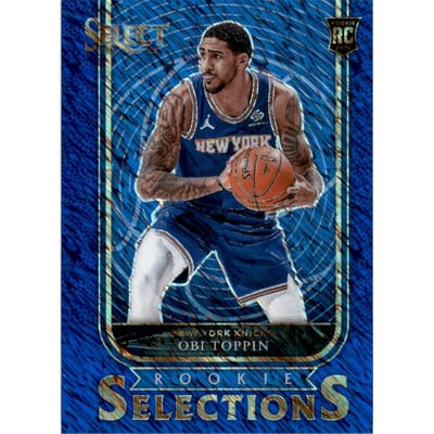 2020-21 Select Rookie Selections Prizms Blue #2 Obi Toppin