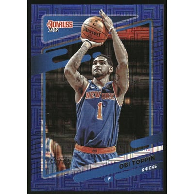 2021-22 Donruss Choice Blue #118 Obi Toppin