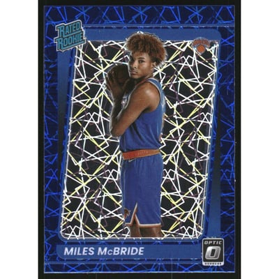 2021-22 Donruss Optic Blue Velocity #174 Miles McBride