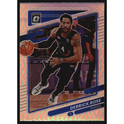 2021-22 Donruss Optic Holo #127 Derrick Rose