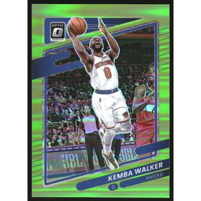 2021-22 Donruss Optic Lime Green #47 Kemba Walker