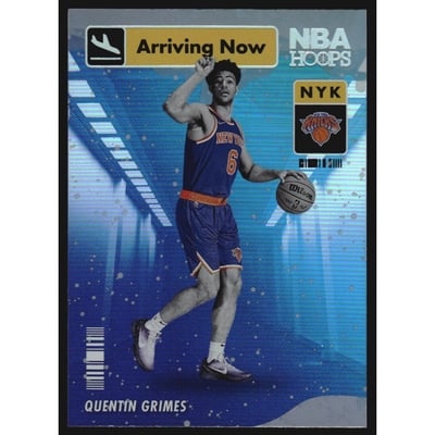 2021-22 Hoops Arriving Now Winter Holo #13 Quentin Grimes