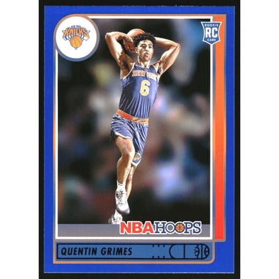 2021-22 Hoops Blue #206 Quentin Grimes
