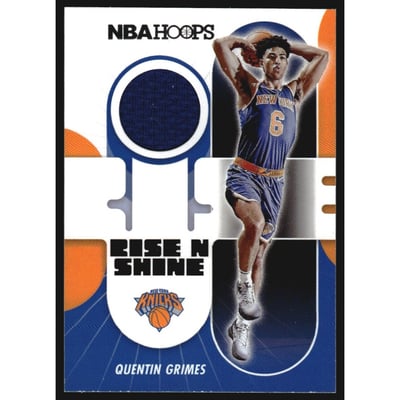 2021-22 Hoops Rise N Shine Memorabilia #16 Quentin Grimes