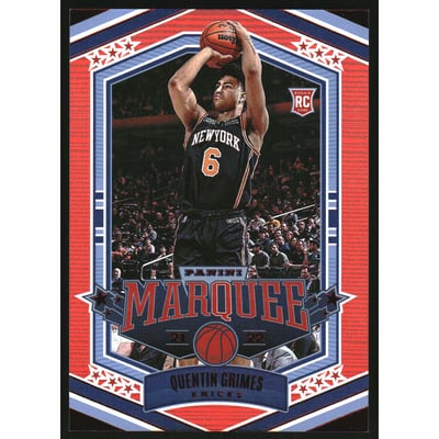 2021-22 Panini Chronicles Red #354 Quentin Grimes/Marquee